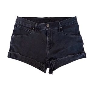 RtA Olivia Short Shorts Cut Off Cuffed Faded Black Size 26